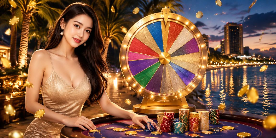 Người dùng tại bãi biển Vũng Tàu tham gia cược thể thao và lucky draw trực tuyến